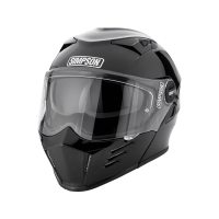 Simpson Шлем модуляр Darksome Gloss Black в Тольятти
