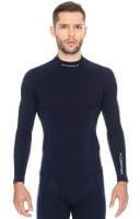 Brubeck Футболка мужская дл.рукав Wool Merino 78% Темно-Синий в Тольятти