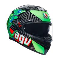 AGV Шлем K3 Kamaleon Black/Red/Green в Тольятти