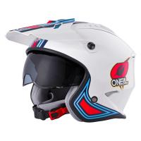 ONEAL Шлем открытый Volt MN1, глянец Белый/красный в Тольятти