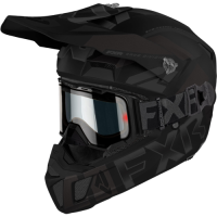 FXR Шлем Clutch Cold Stop QRS Electric 22 Black Ops в Тольятти