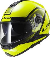 LS2 Мотошлем снегоходный FF325 Strobe Electric Snow Civik Желтый/Черный в Тольятти