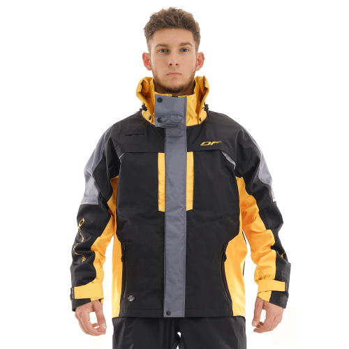 Dragonfly Куртка мембранная Quad Pro Black-yellow в Тольятти