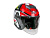 AiM Шлем открытый JK526 Red/Grey/Black в Тольятти