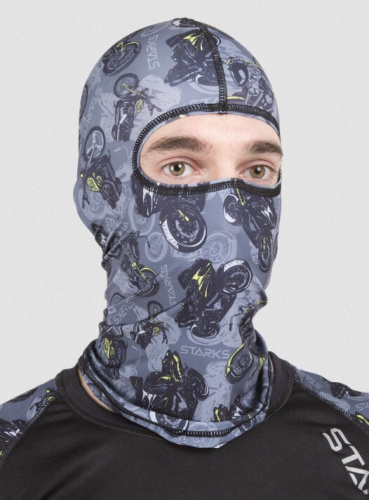 Starks Подшлемник Light Print Moto Серый принт в Тольятти