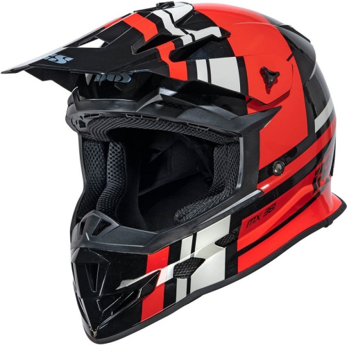 IXS Мотошлем iXS361 2.3 Черно-красный в Тольятти