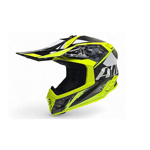 AiM Шлем RH855 Carbon Terrain Black/Yellow в Тольятти