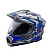 AIM Шлем кросс/эндуро JK802S Blue/Grey/Black в Тольятти