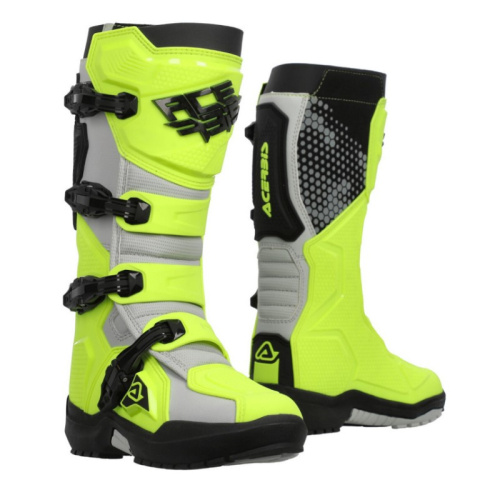 Acerbis Мотоботы кроссовые Artiglio Fluo Yellow/White в Тольятти