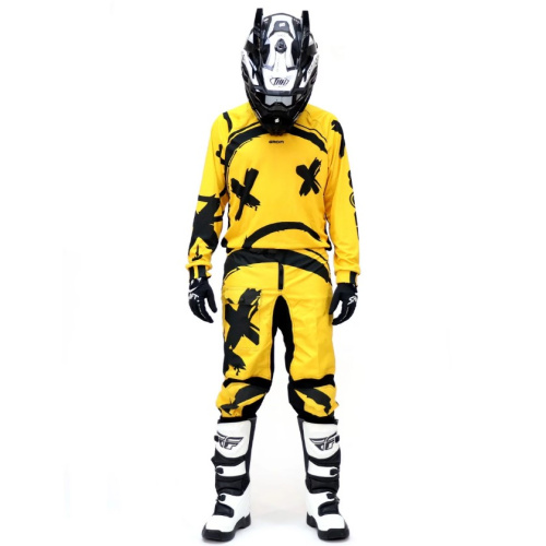 Grom Штаны кроссовые Sadman Yellow в Тольятти