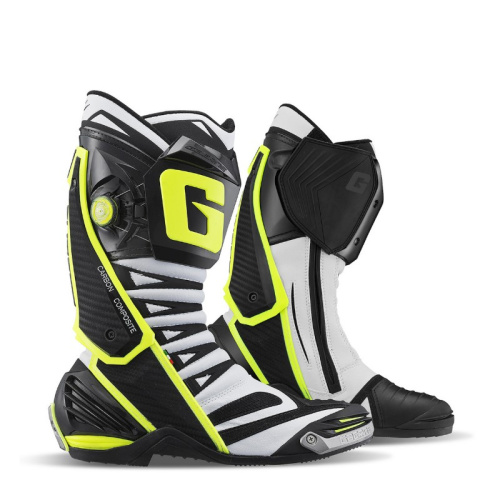 Gaerne Мотоботы GP1 Evo White/Black/Yellow в Тольятти