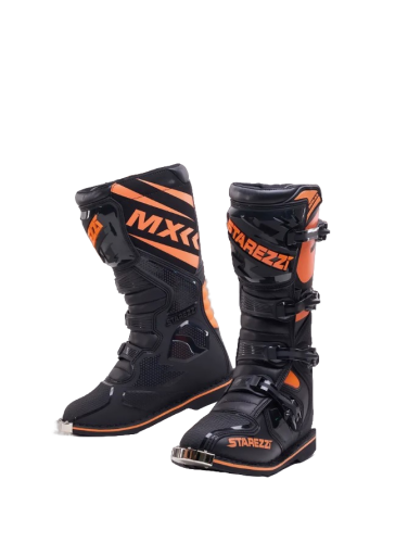 Starezzi Мотоботы Roma Black/Orange в Тольятти