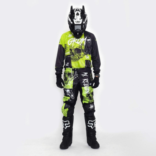 Grom Джерси MX Religion lime в Тольятти