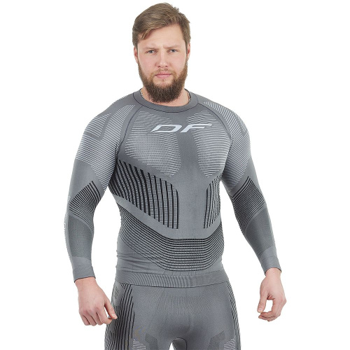 Dragonfly Термофутболка 3DThermo Grey с длинным рукавом в Тольятти
