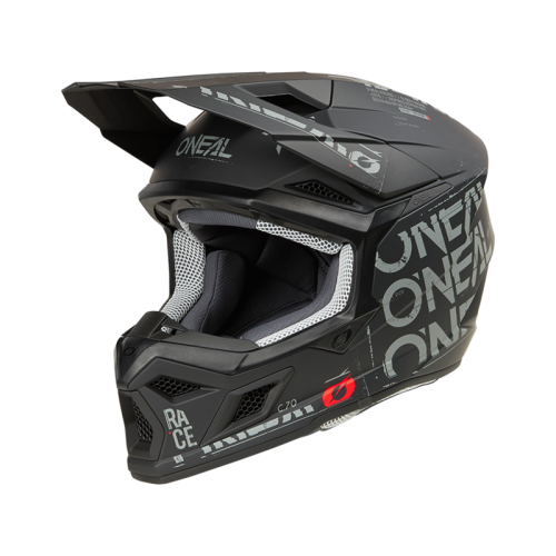 Oneal Шлем кроссовый 3Series Static черный/серый в Тольятти
