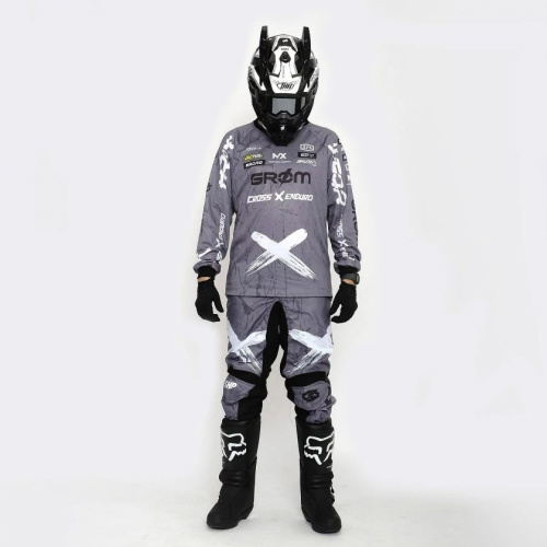 Grom Штаны кроссовые X Gray в Тольятти