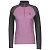 Scott Термокофта женская  Zip Defined Merino dark grey melange/cassis pink в Тольятти