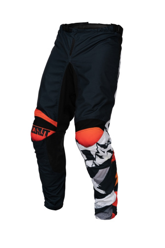 Scout Штаны кроссовые Abstraction Black/Orange в Тольятти