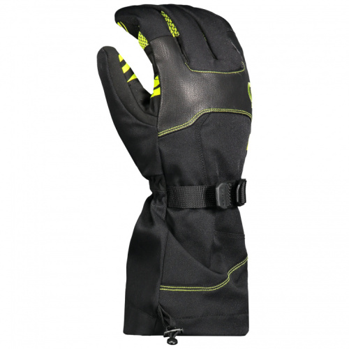 Scott Перчатки Cubrick Black/Lime-green в Тольятти