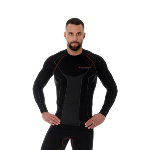 Brubeck Футболка мужская Thermo Protect черный в Тольятти
