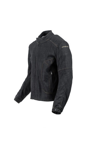 Hyperlook Мотокуртка джинсовая Lion denim Синий в Тольятти
