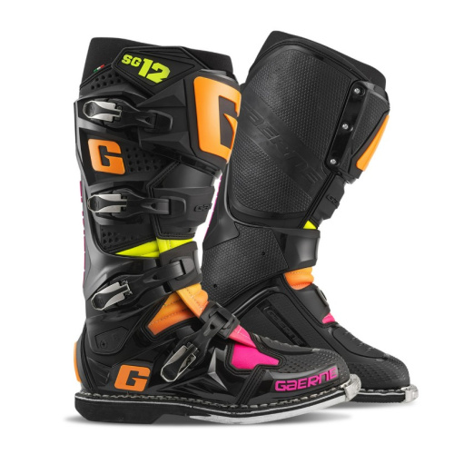 Gaerne Мотоботы SG-12 Black/Orange/Pink в Тольятти