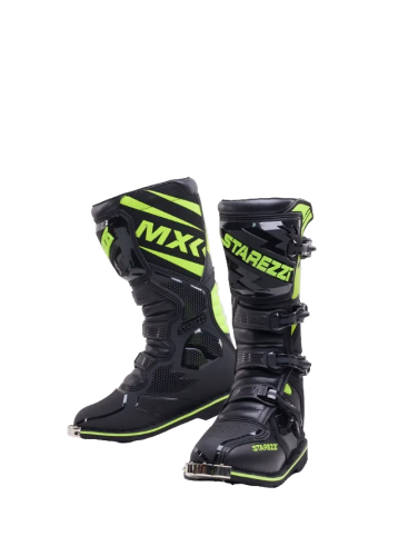 Starezzi Мотоботы Roma Black Fluo Yellow в Тольятти